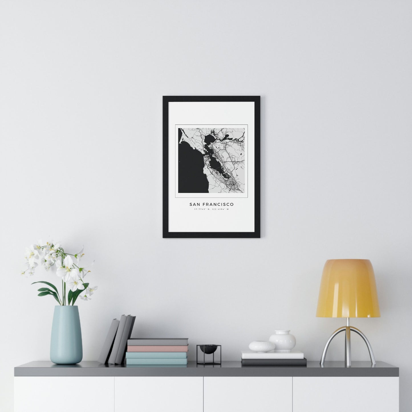San Francisco Hometown Premium Framed Poster