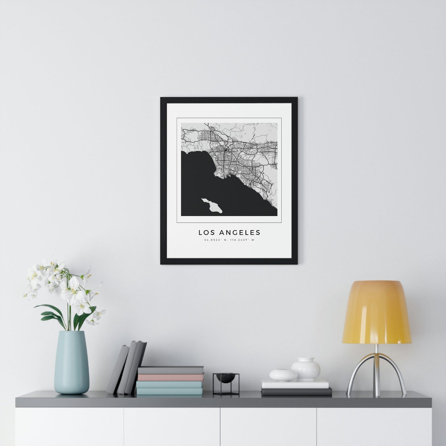 LA Hometown Premium Framed Poster