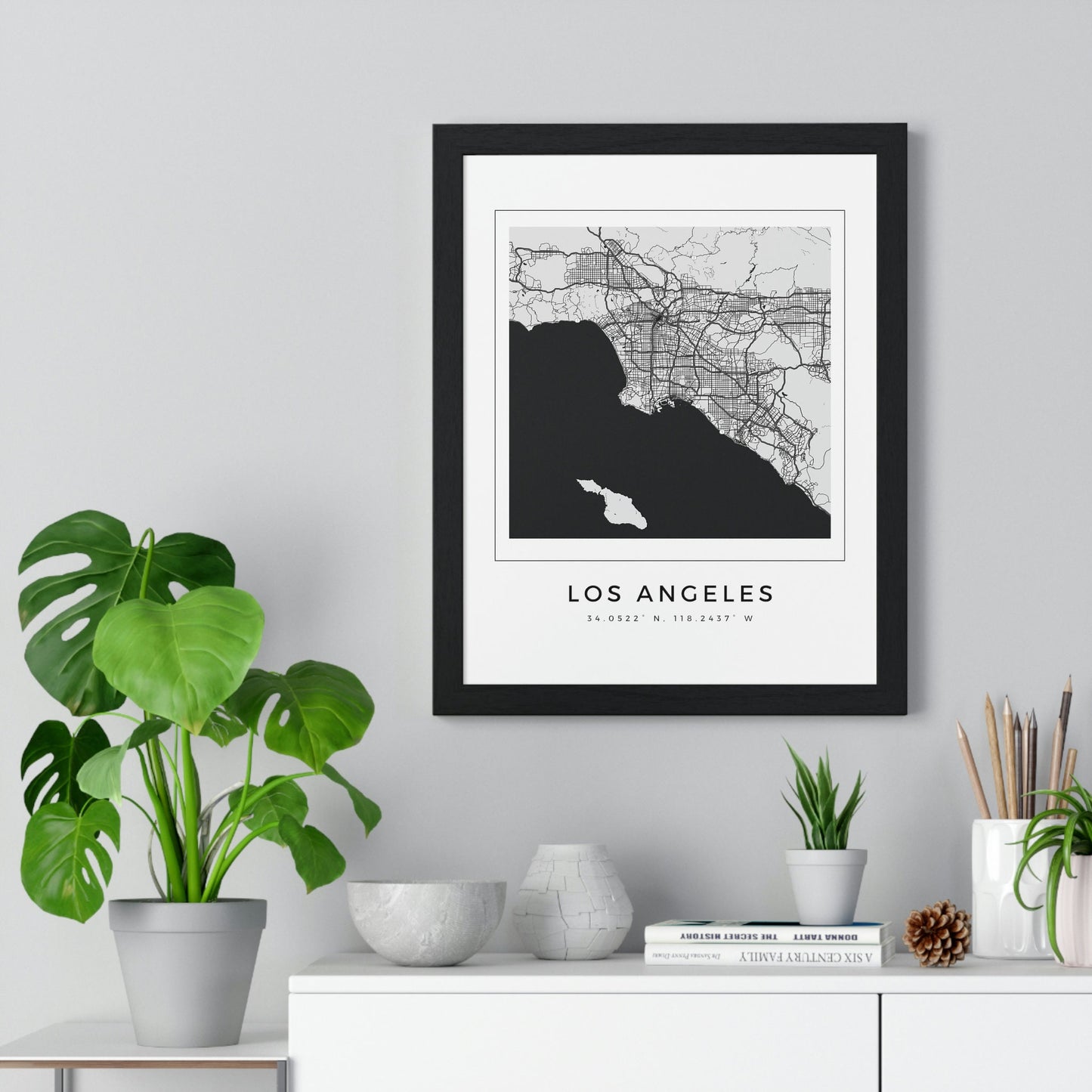 LA Hometown Premium Framed Poster