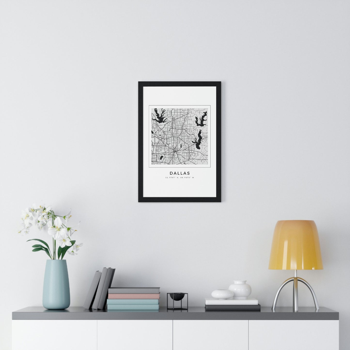 Dallas Hometown Premium Framed Poster