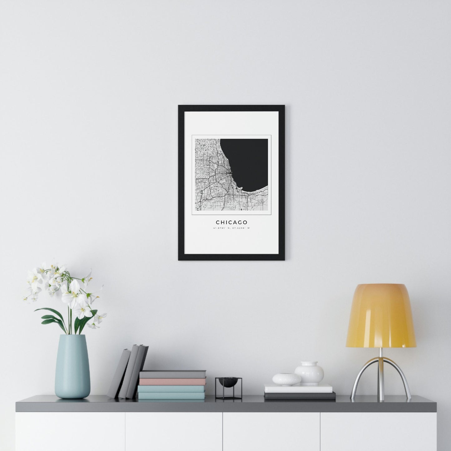 Chicago Hometown Premium Framed Poster