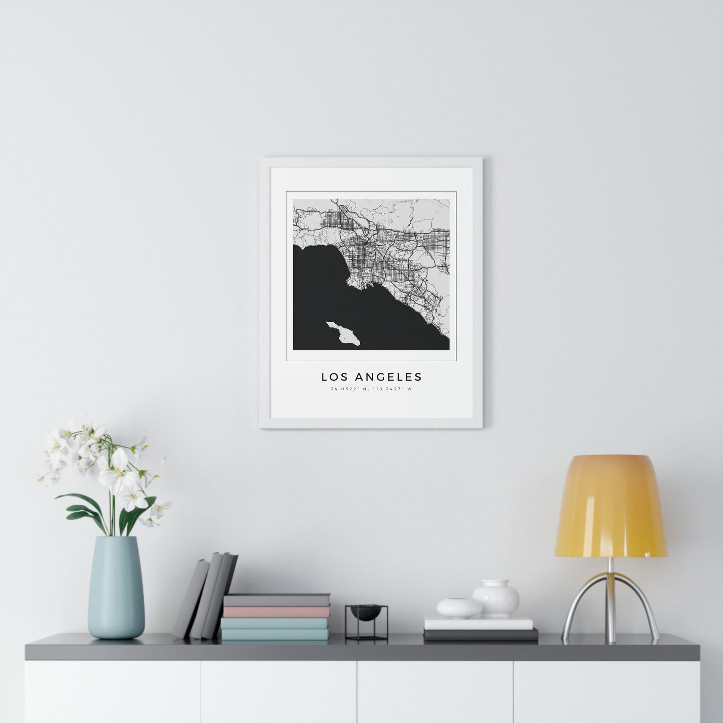LA Hometown Premium Framed Poster