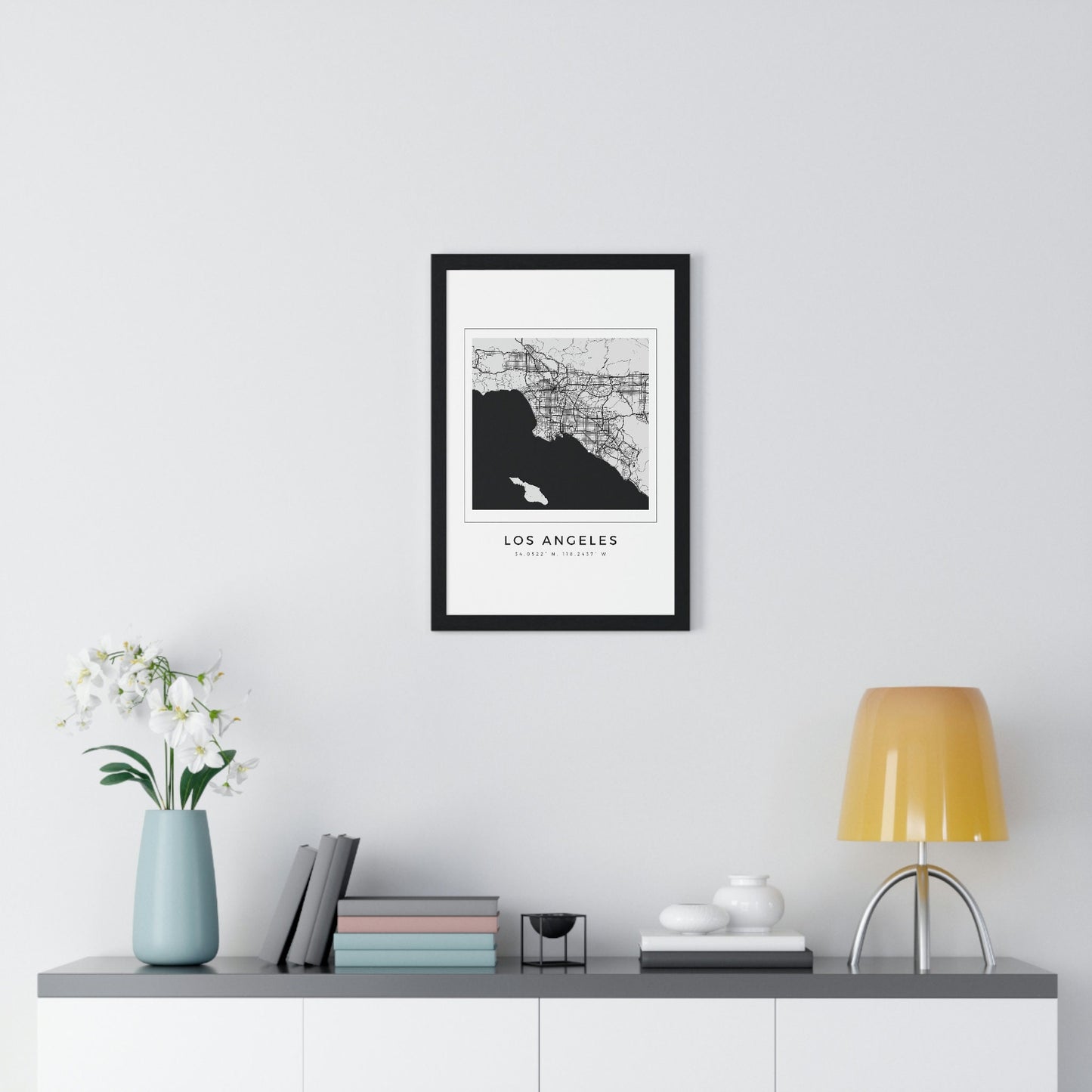 LA Hometown Premium Framed Poster