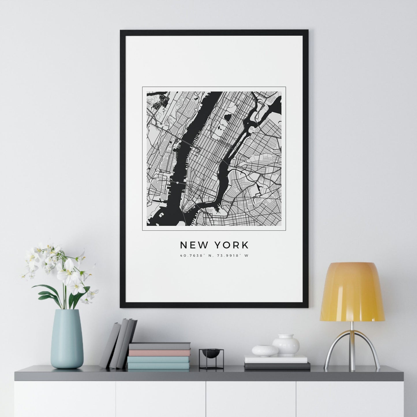 NYC Hometown Premium Framed Poster