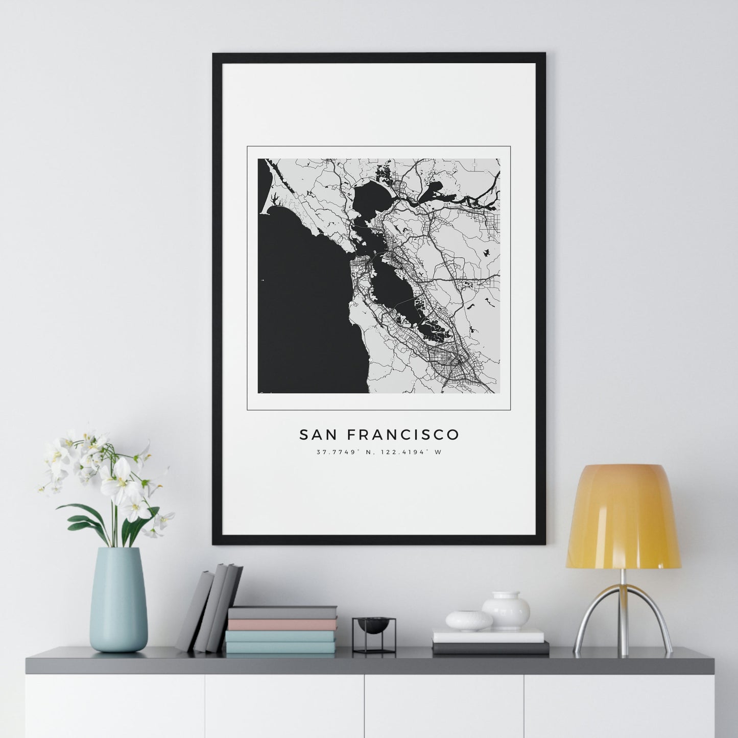San Francisco Hometown Premium Framed Poster