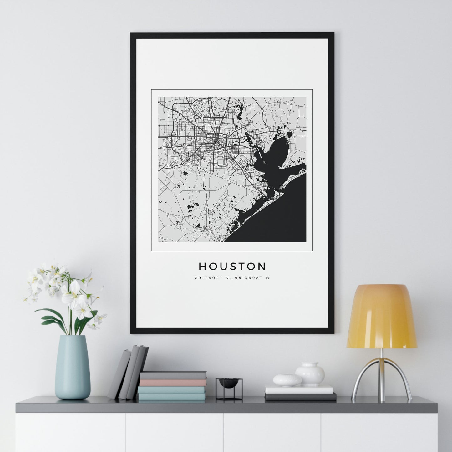 Houston Hometown Premium Framed Poster