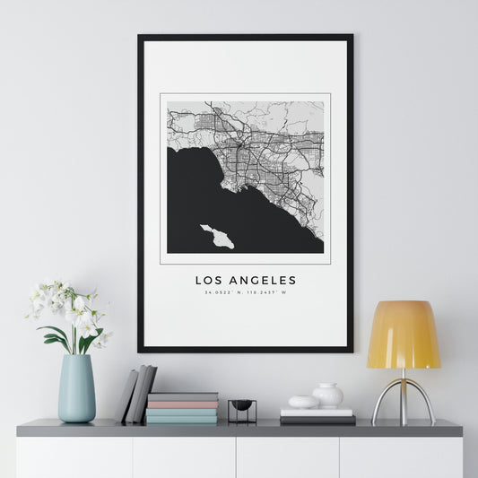 LA Hometown Premium Framed Poster