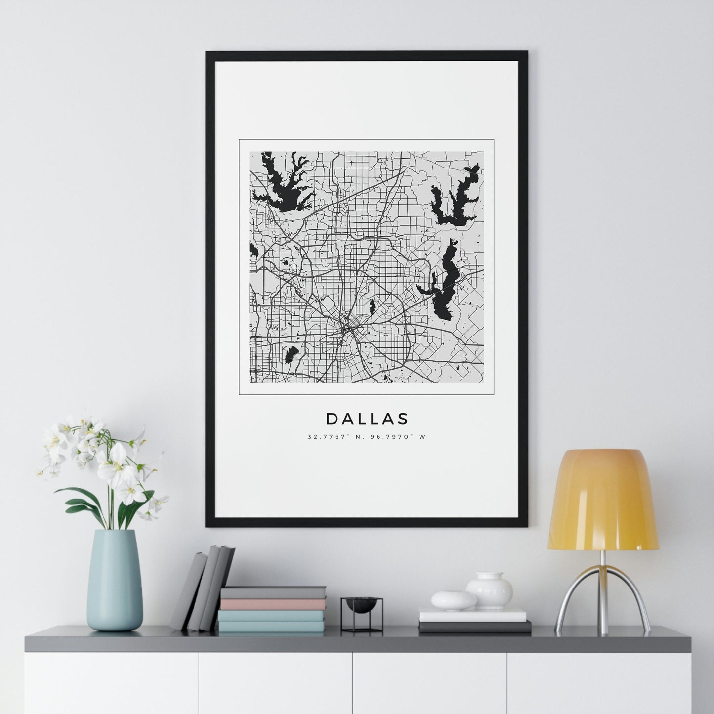 Dallas Hometown Premium Framed Poster